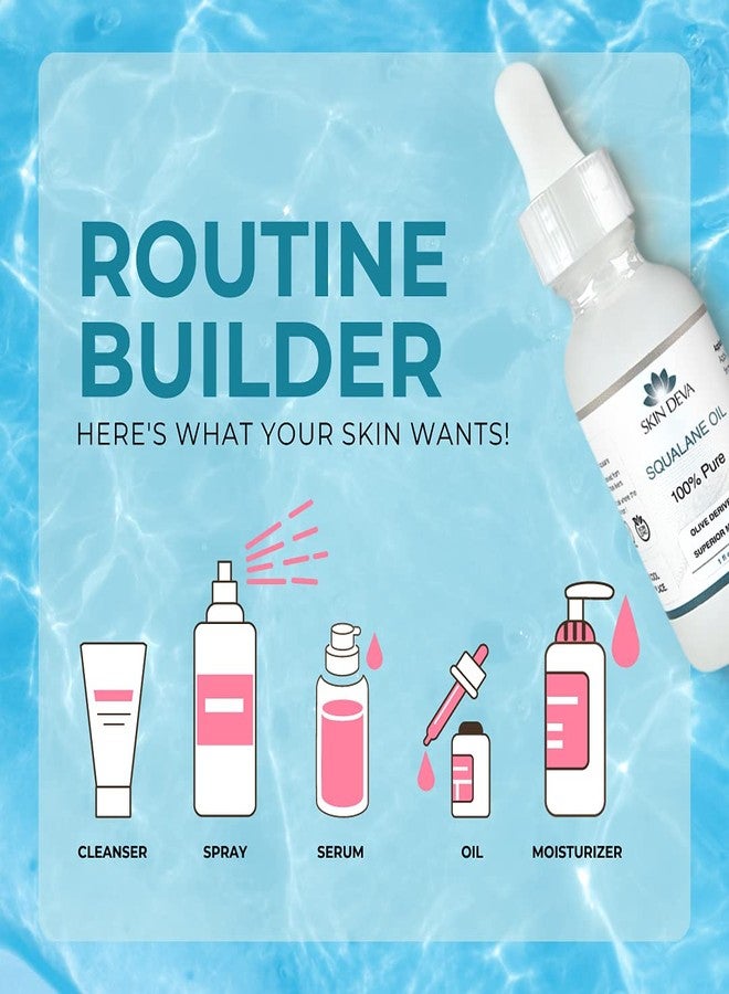 SKIN DEVA 100% Squalane Oil Pure Organic 1 oz Face Oil Plant Light Weight Non Greasy, Moisturizing Beauty Oil Organic Squalane Oil For Face and For All Skin Types including Oily or Dry - Image 5